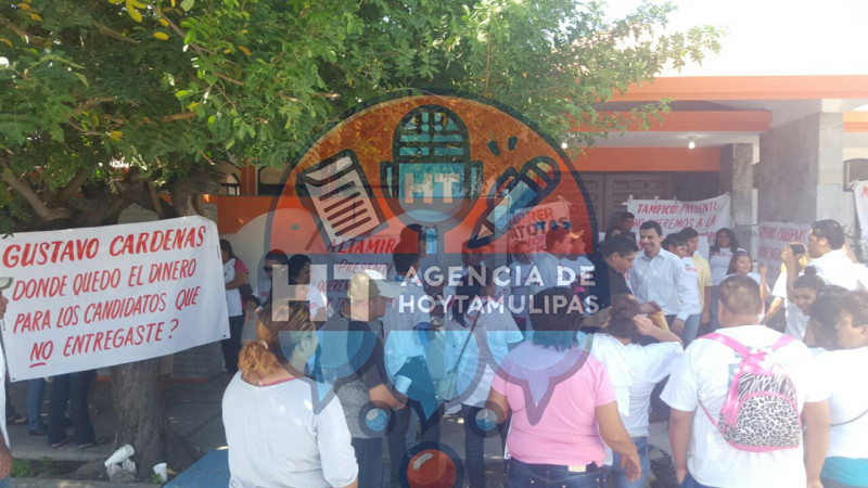 Manifestaci�n contra Gustavo C�rdenas 