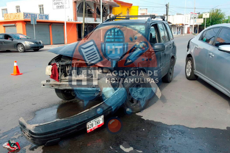 Choque en Nuevo Laredo