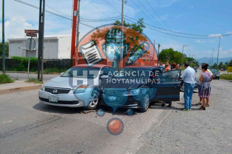 Choque en Ciudad Victoria