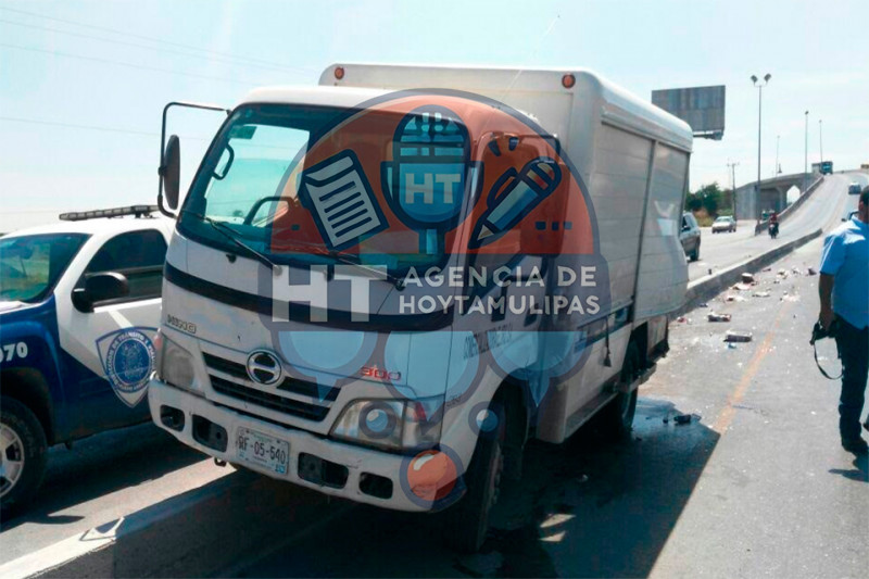 Volcadura en Nuevo Laredo