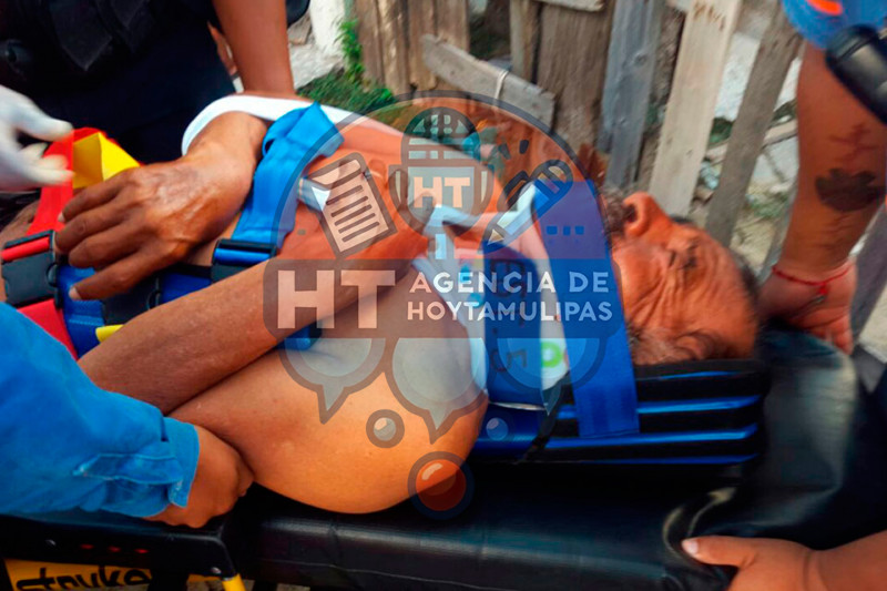 Lesionado en Nuevo Laredo
