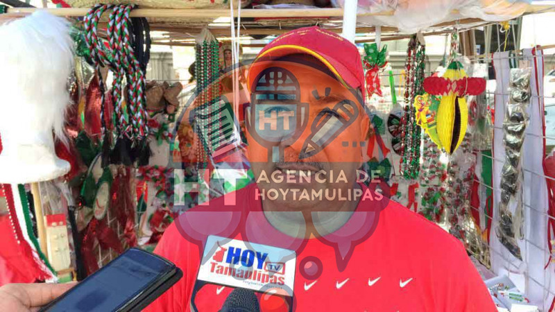 Vendedores de motivos patrios 