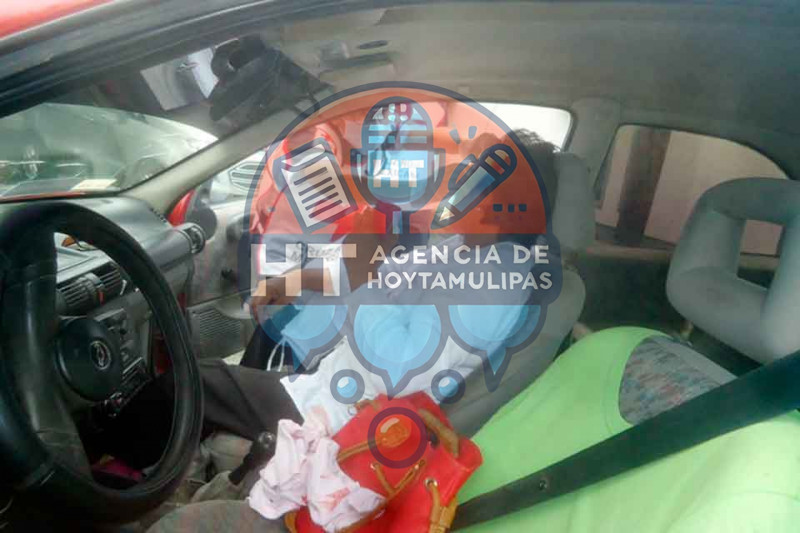 Lesionada en choque