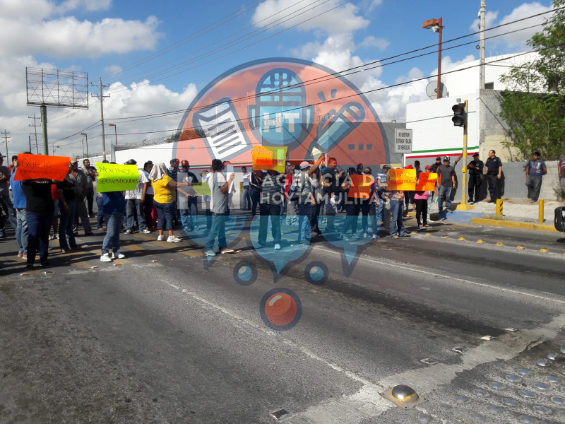 Manifestantes toman avenidas de Reynosa