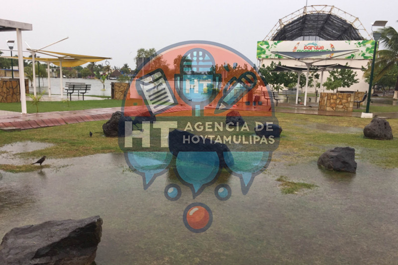 Zona inundada de Madero