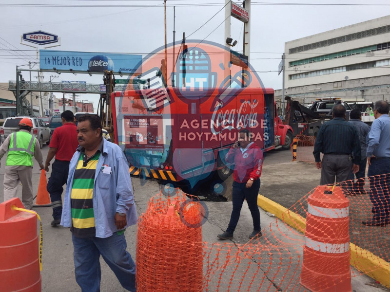 Hundimiento en Madero