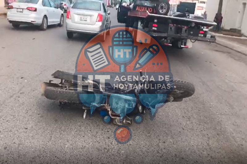 Motociclista choque