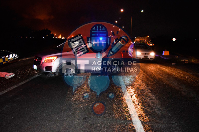 Camioneta chocada