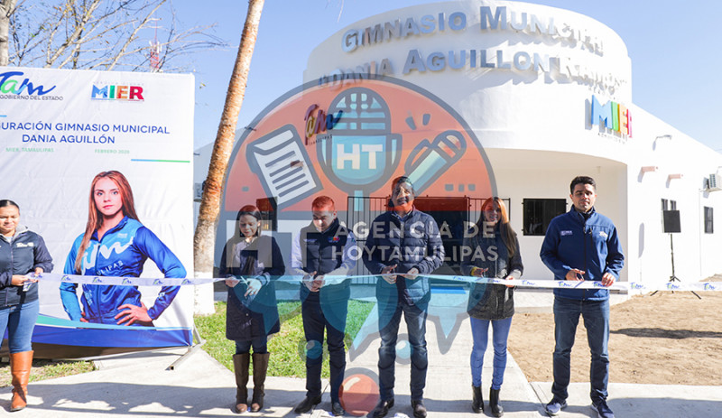 Gimnasio municipal en Ciudad Mier