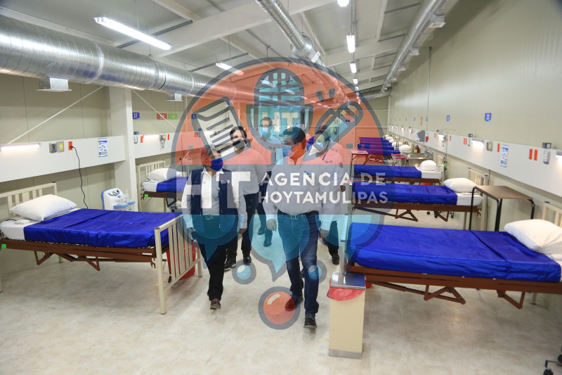 Cabeza de Vaca entrega Hospitales Temporales