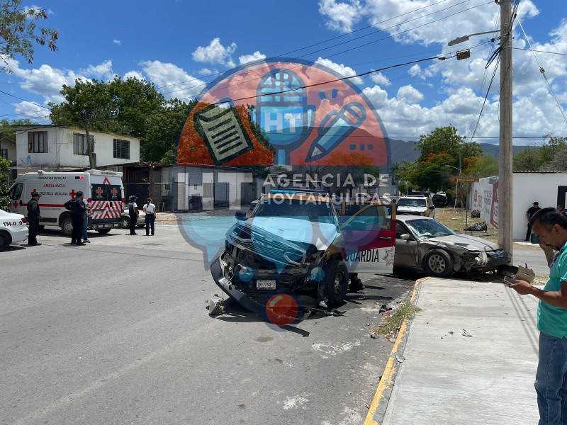 Guardia Estatal choca en Victoria
