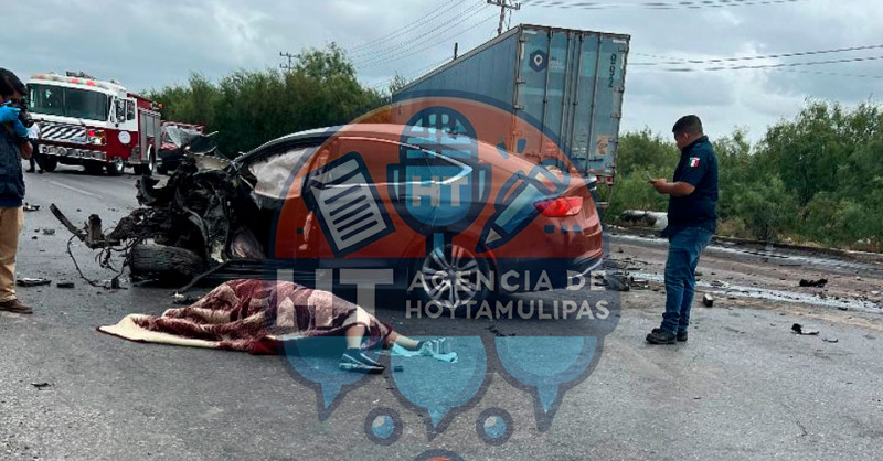 Mujer muere en accidente en Nuevo Laredo