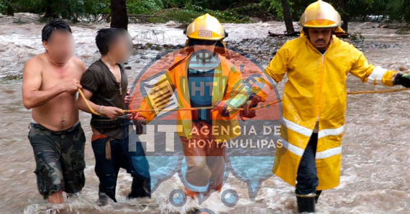 Rescatan a joven en R�o de Victoria