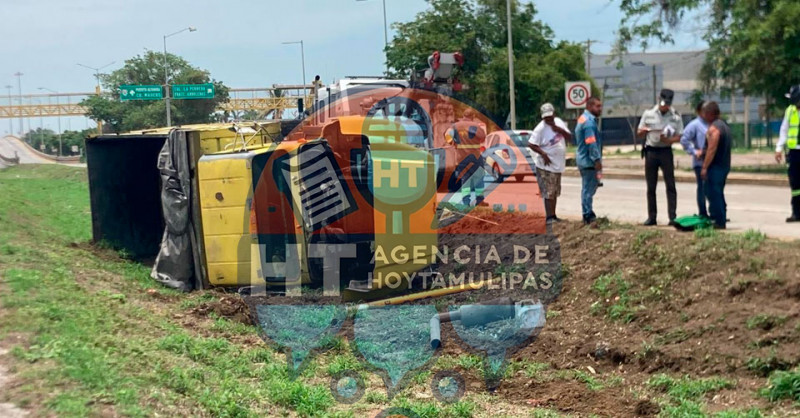 Volcadura en Altamira