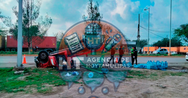 Volcadura en Altamira