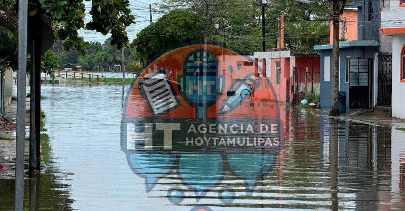 Afectadas 500 familias al desbordarse laguna en Madero