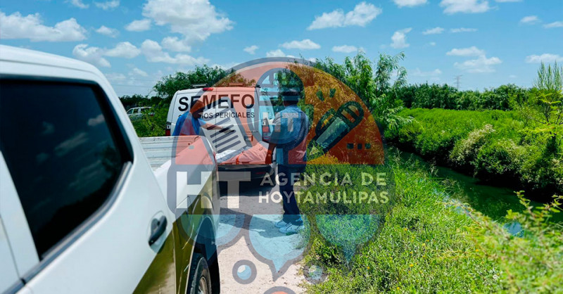 Hallan cad�ver de un hombre en canal de aguas negras en Matamoros