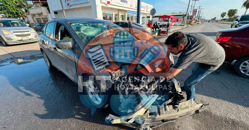 Choque en Matamoros