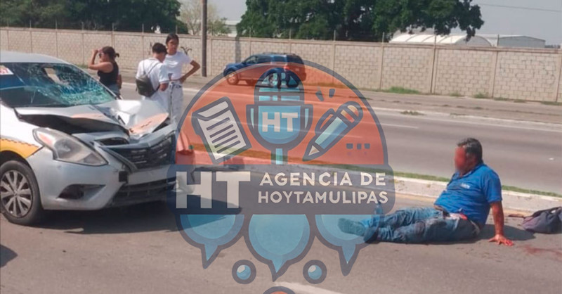Atropellan a hombre en Tampico