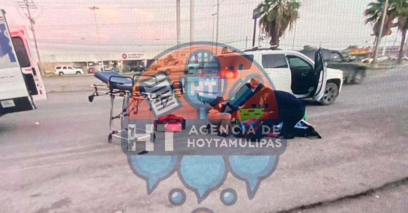 Peat�n se debate entre la vida y la muerte tras ser atropellado en Reynosa