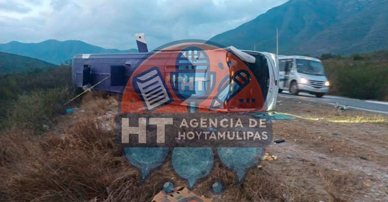 Volcadura en la Victoria-Tula