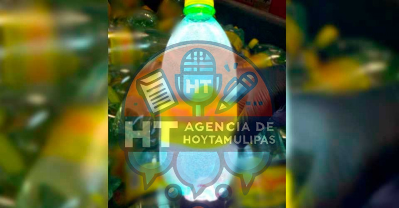 Metanfetamina l�quida asegurada en el Puente Internacional Roma, Texas