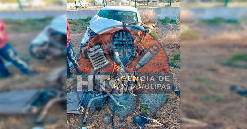 Accidente carretera libre Ro Bravo - Matamoros