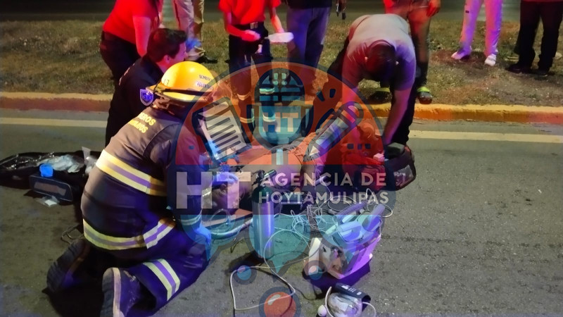 Peat�n atropellado en Altamira
