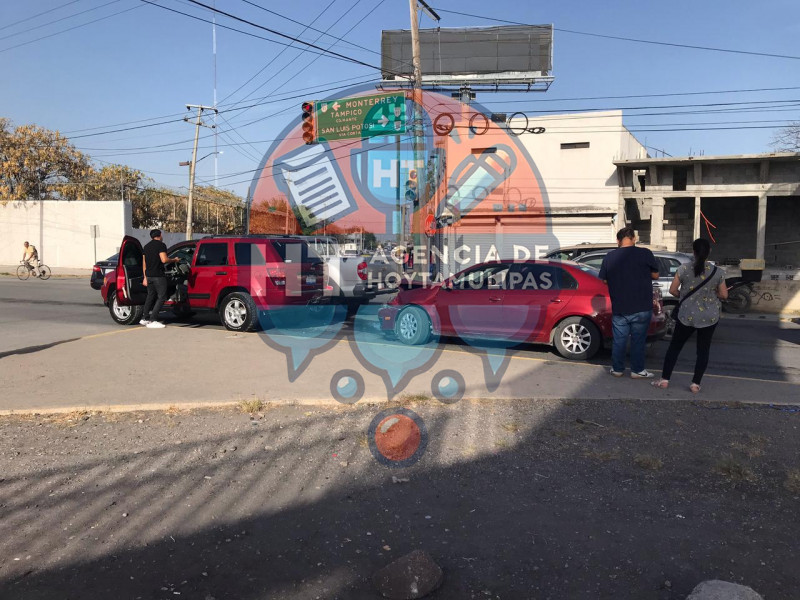 Choque en Ciudad Victoria 