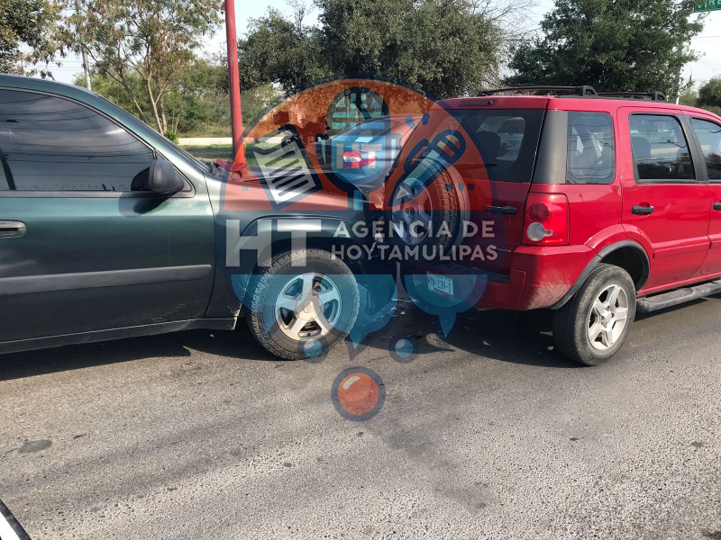 Choque en Ciudad Victoria