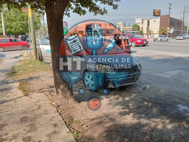 Choque en Ciudad Victoria