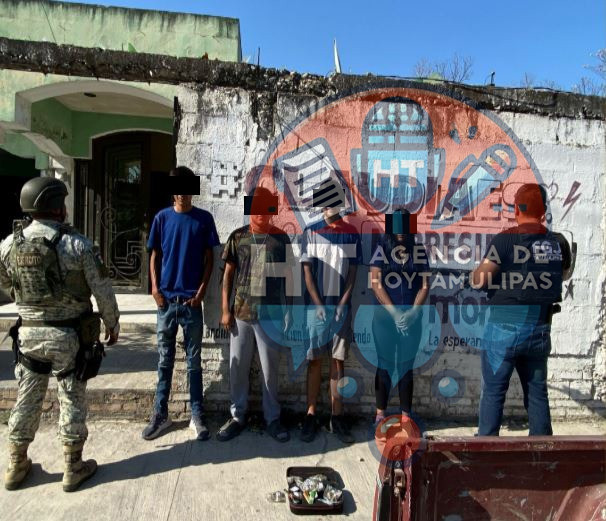 Detenidos en El Mante 