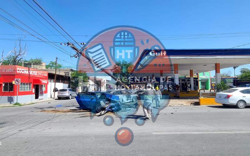 Choque accidente Nuevo Laredo