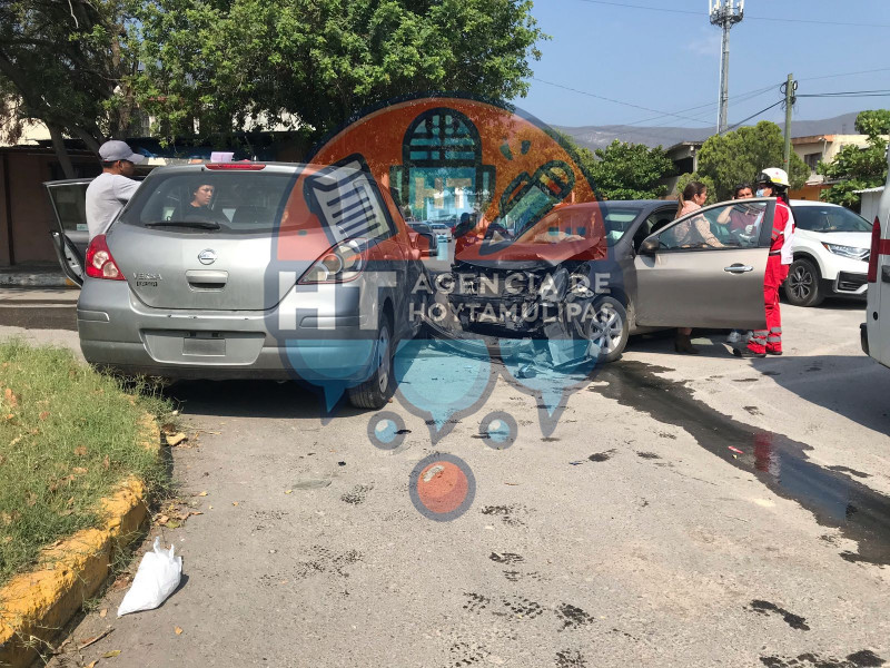 Choque en Ciudad Victoria