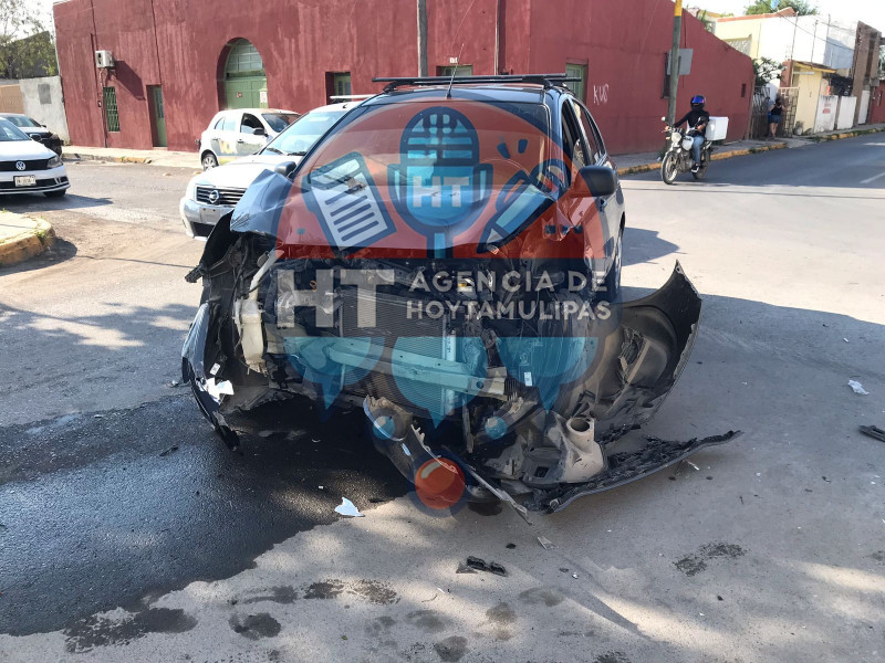 Choque en Ciudad Victoria