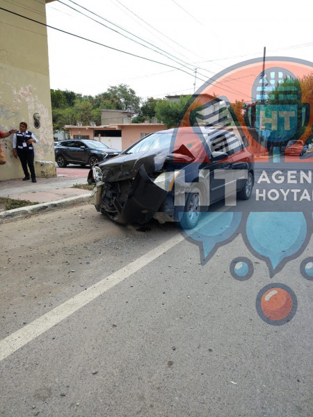Choque en Ciudad Victoria