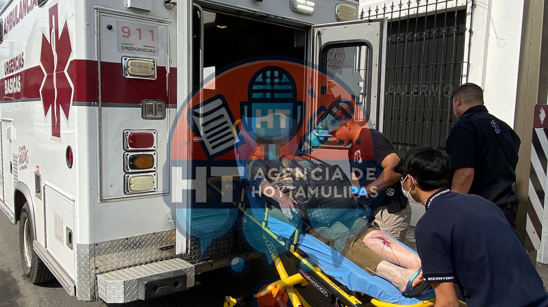 Choque en Nuevo Laredo mujer lesionada