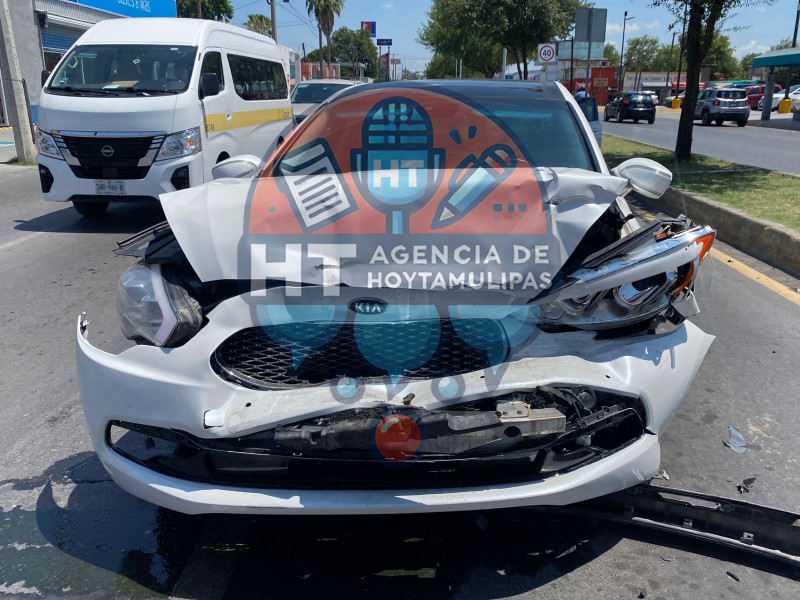 Vehculo chocado 