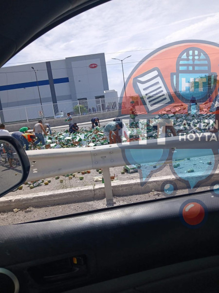Volcadura en Reynosa